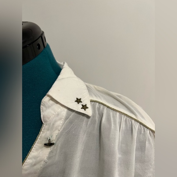 White Summer Button Down - Picture 3 of 4